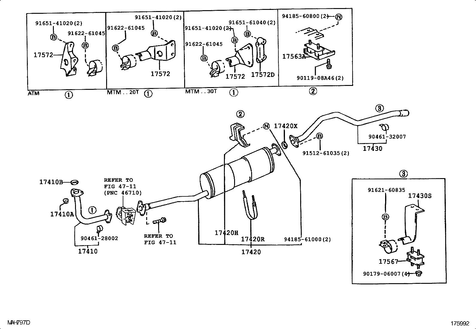 17430-58680 PIPE ASSY, EXHAUST, TAIL product image