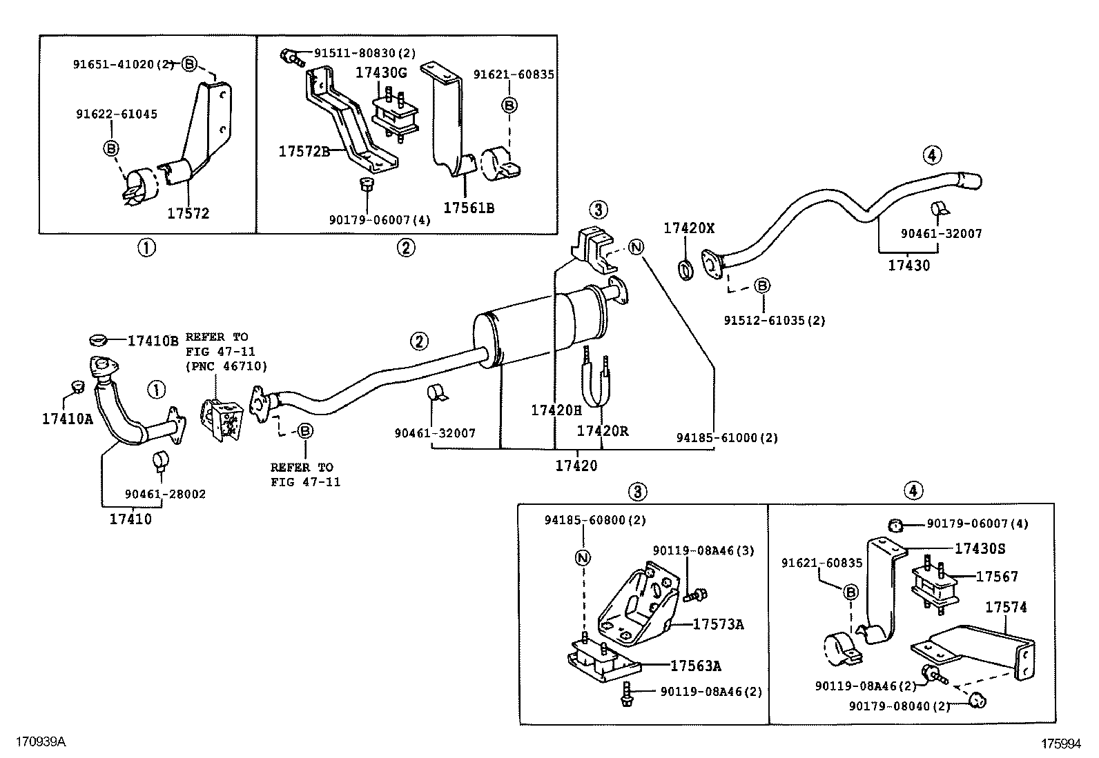 17430-58680 PIPE ASSY, EXHAUST, TAIL product image