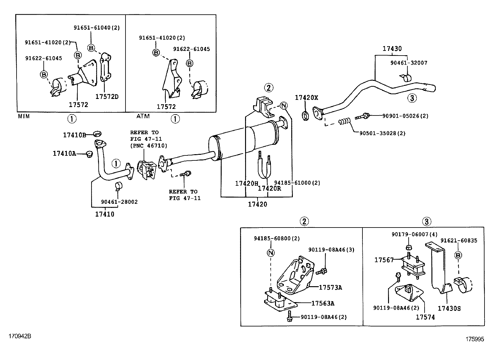 17430-58680 PIPE ASSY, EXHAUST, TAIL product image