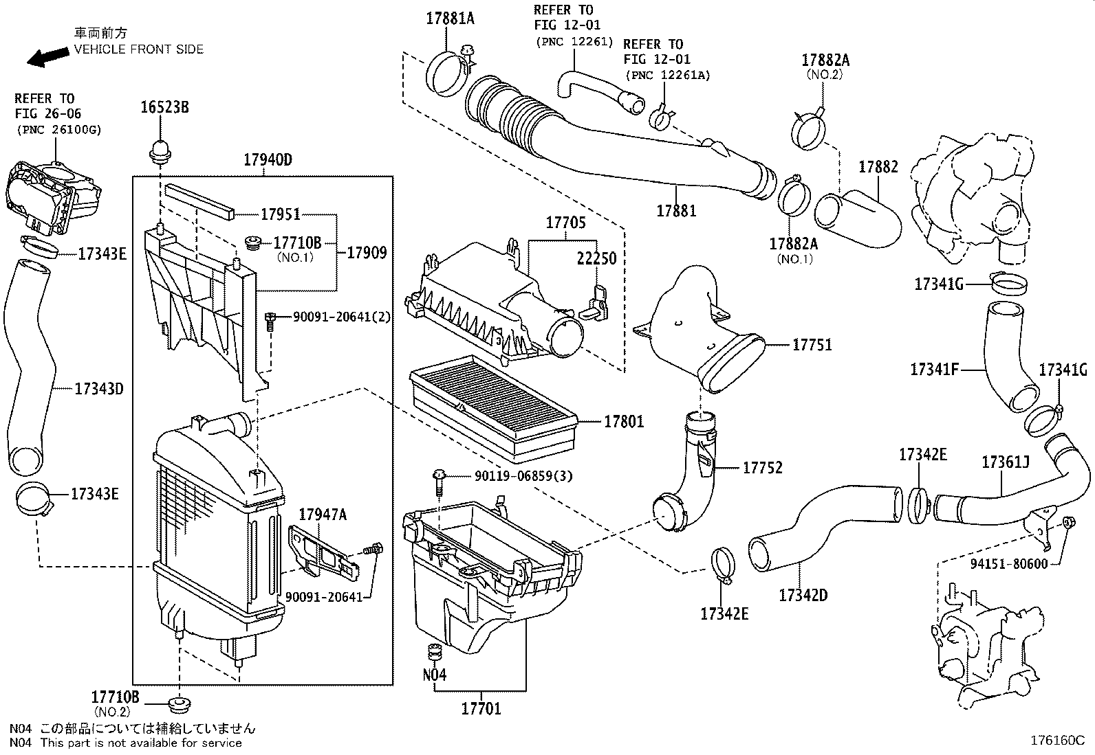 12229-21010 PIPE, VENTILATION product image