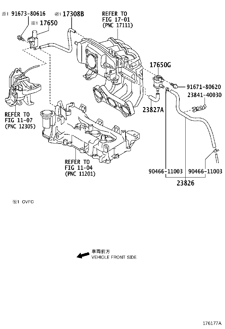 25760-33110 HOSE ASSY, VACUUM TRANSMITTING product image