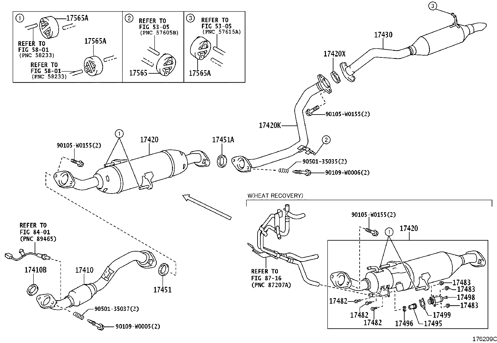 17430-0R030 PIPE ASSY, EXHAUST, TAIL product image
