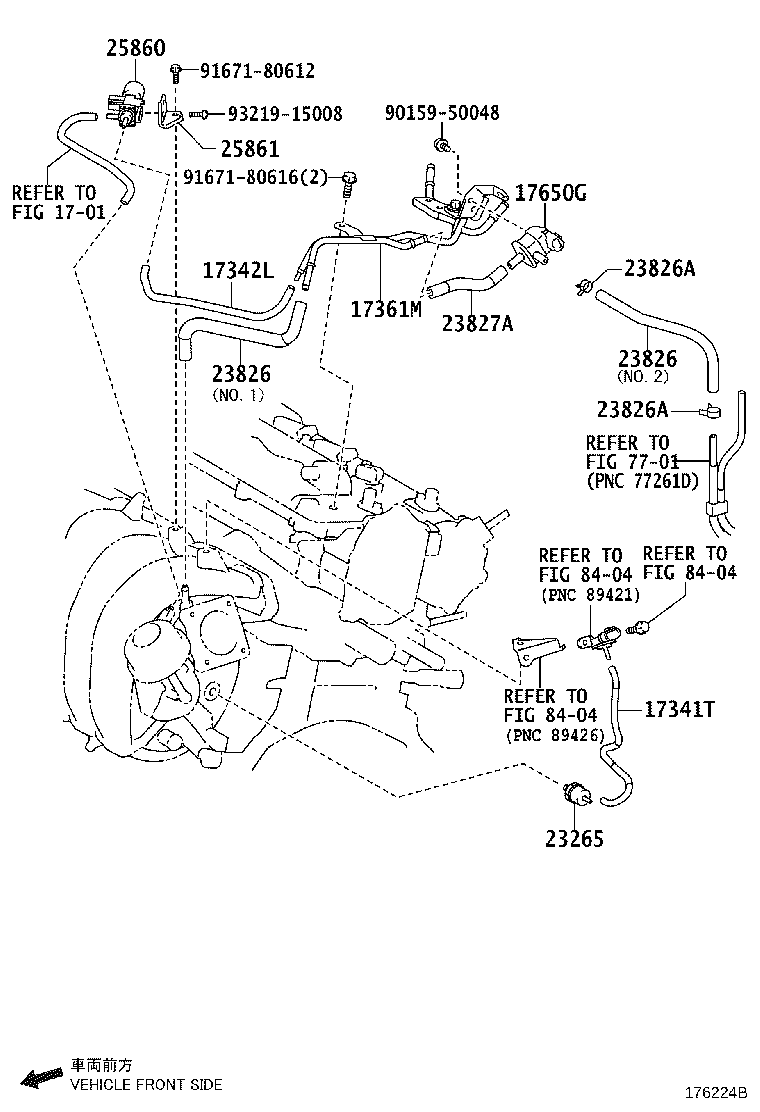 25733-26060 PIPE, VACUUM, NO.1 product image