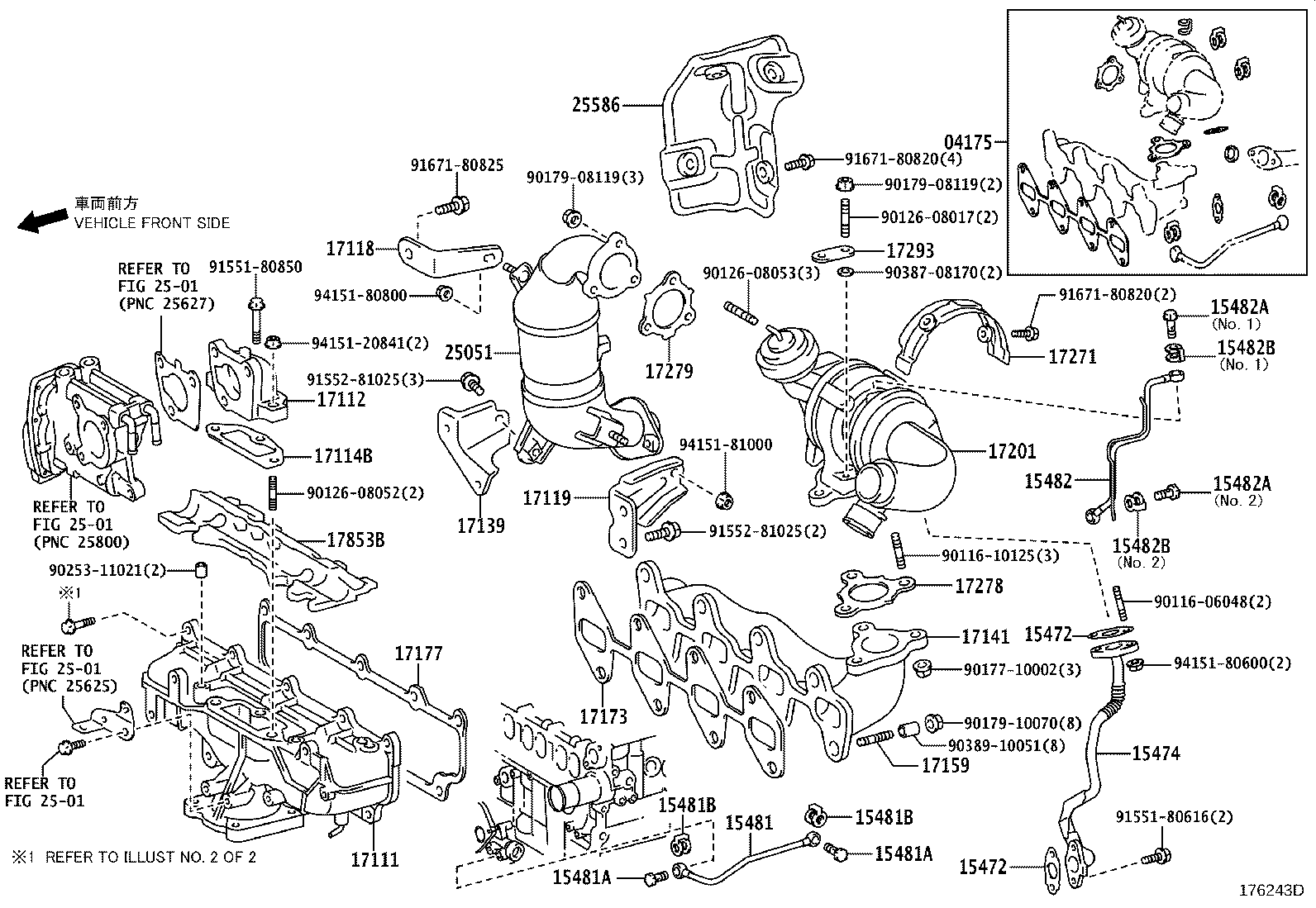 17119-26040 STAY, MANIFOLD, NO.2 product image