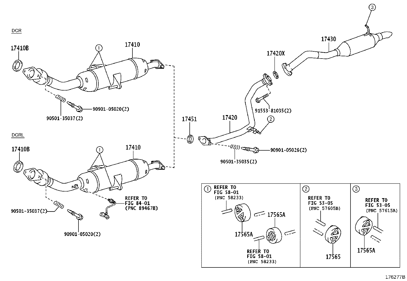 17430-33100 PIPE ASSY, EXHAUST, TAIL product image