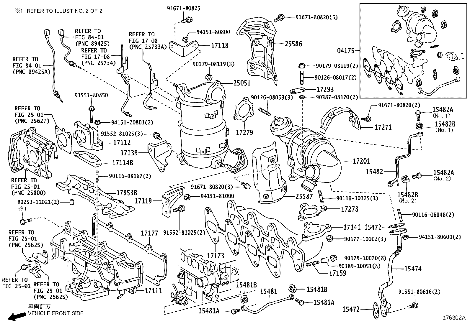04175-26010 GASKET KIT, TURBOCHARGER product image