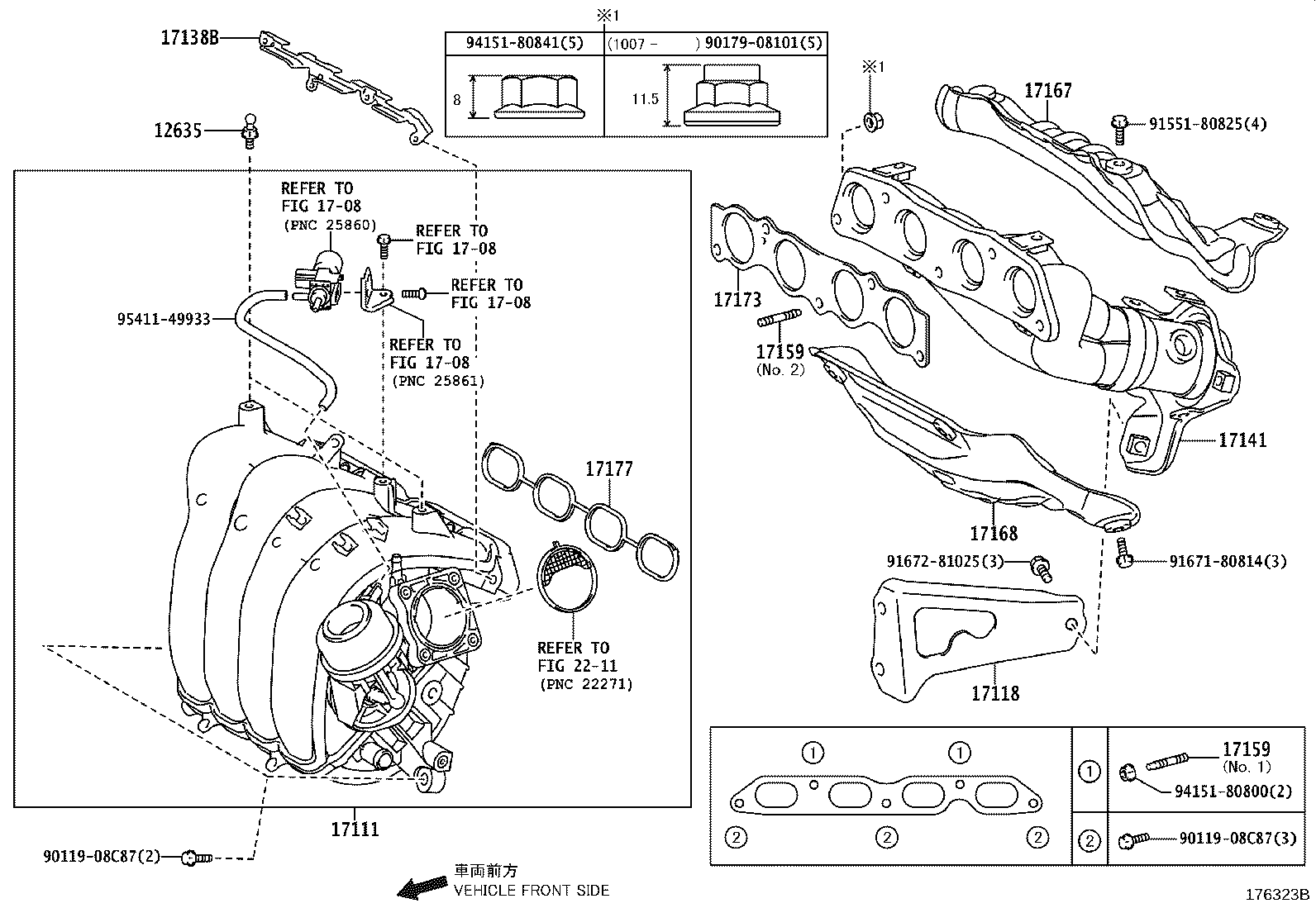 17118-37080 STAY, MANIFOLD product image