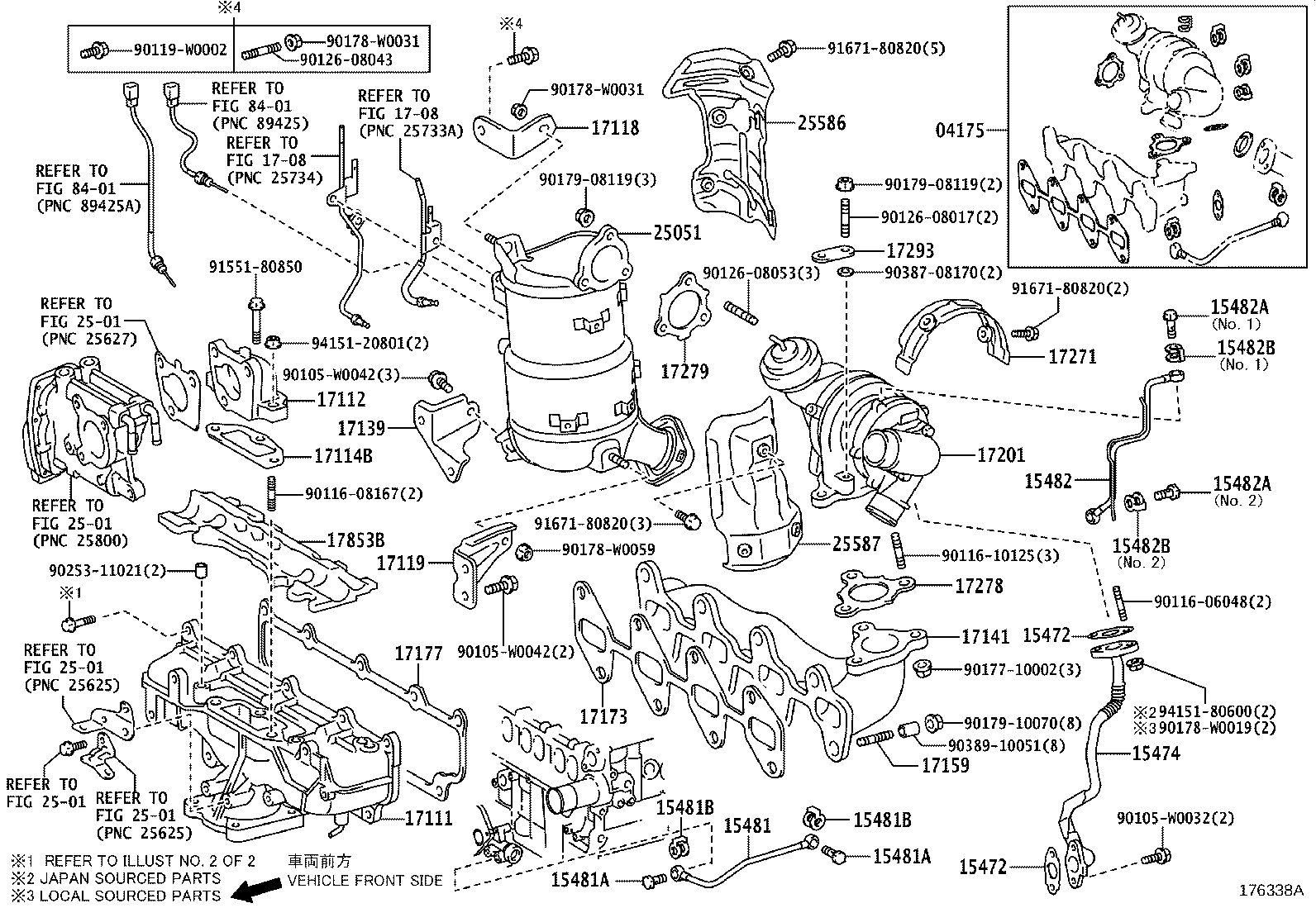 17118-37080 STAY, MANIFOLD product image