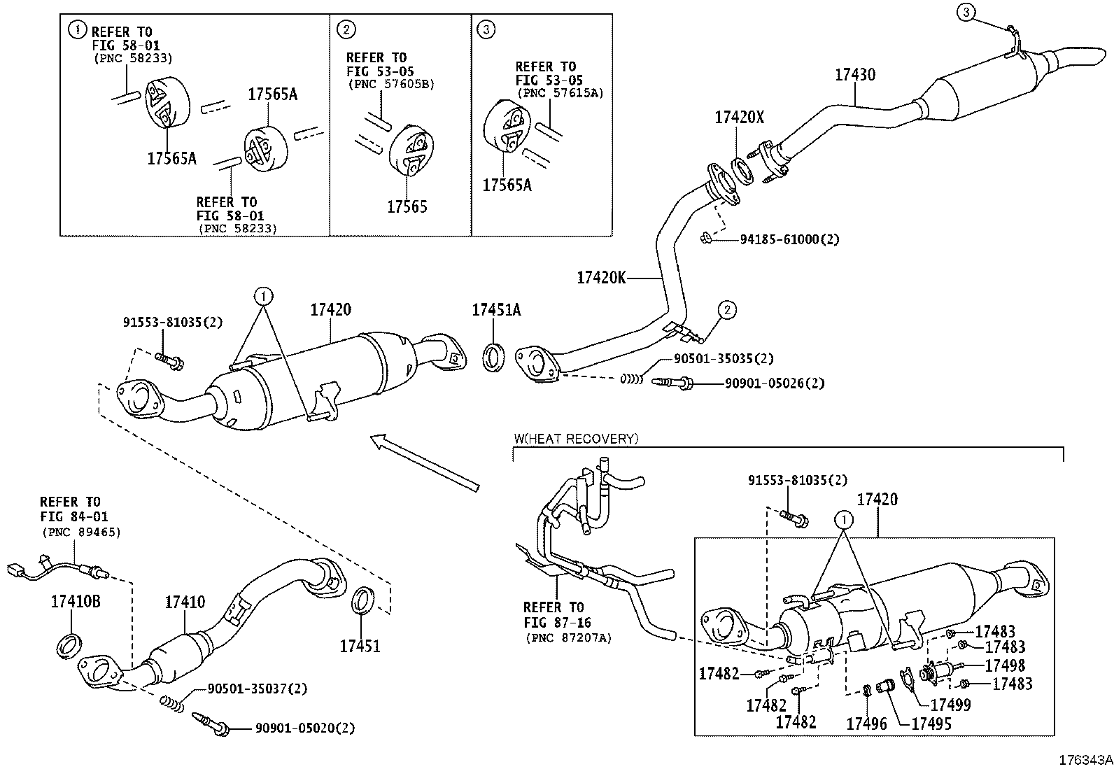 17430-0N050 PIPE ASSY, EXHAUST, TAIL product image