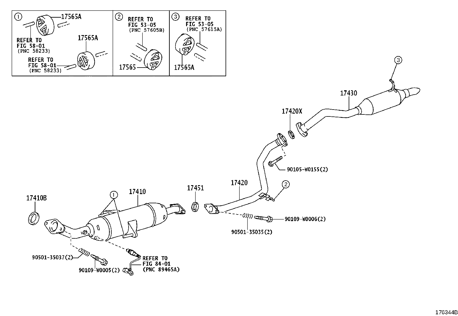 17430-0R030 PIPE ASSY, EXHAUST, TAIL product image
