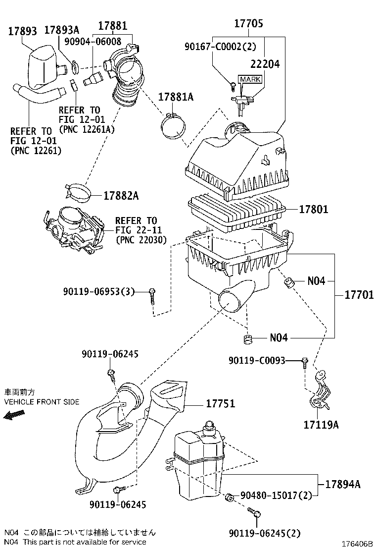17705-0H180 CAP SUB-ASSY, AIR CLEANER product image