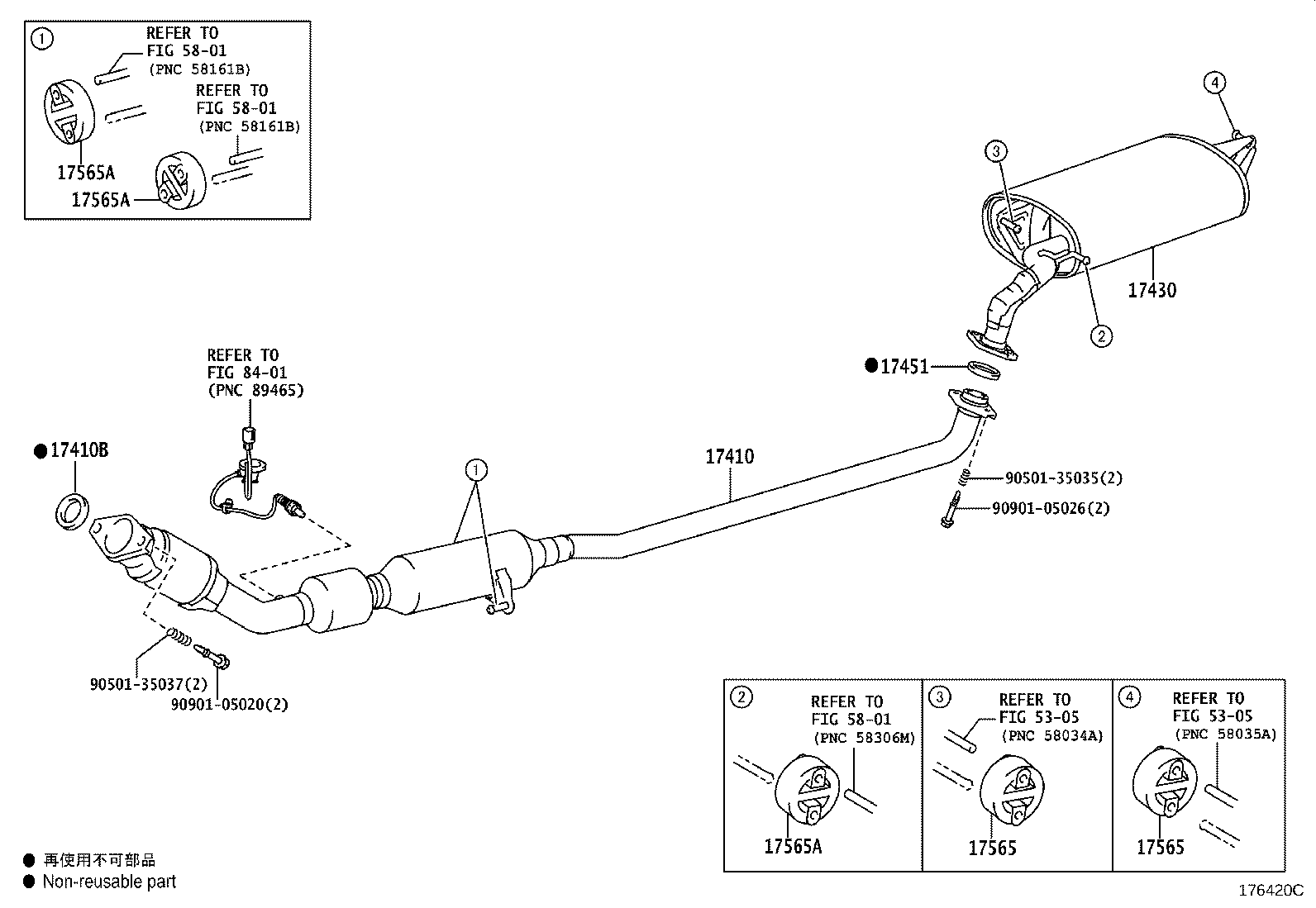 17430-37350 PIPE ASSY, EXHAUST, TAIL product image