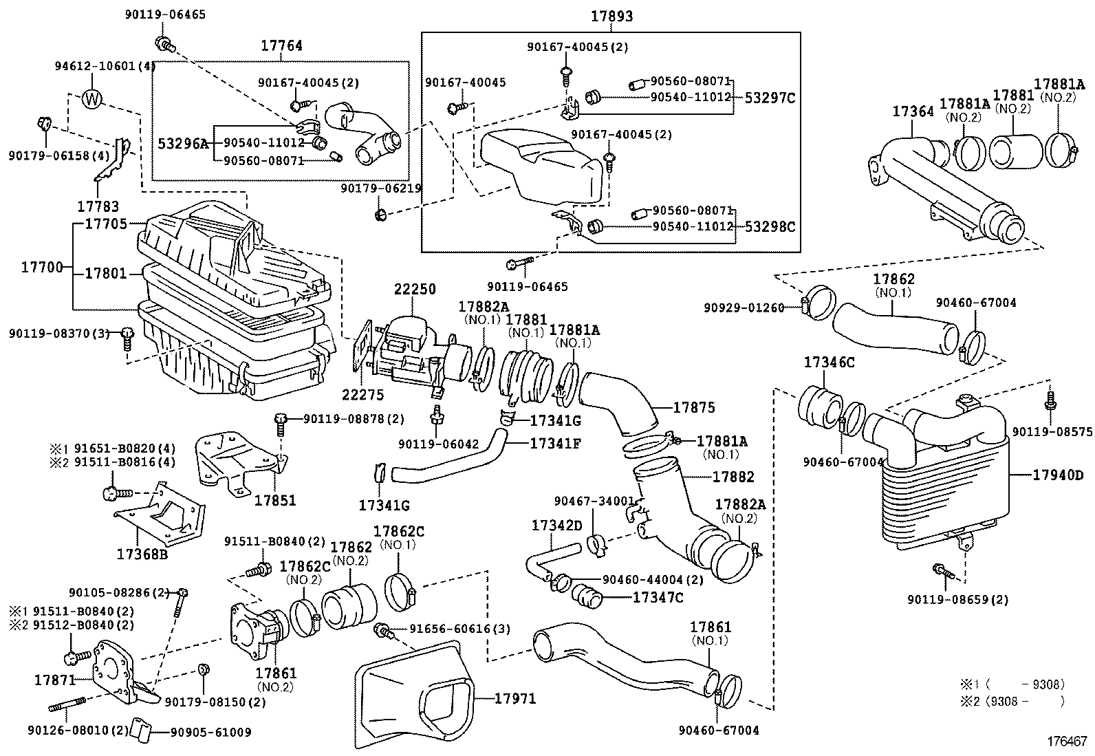 17080-74010 CLEANER ASSY, AIR product image