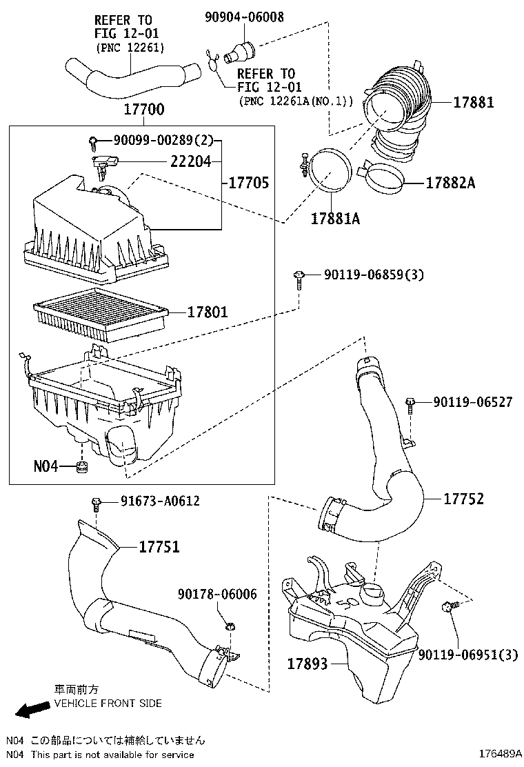 17705-28331 CAP SUB-ASSY, AIR CLEANER product image
