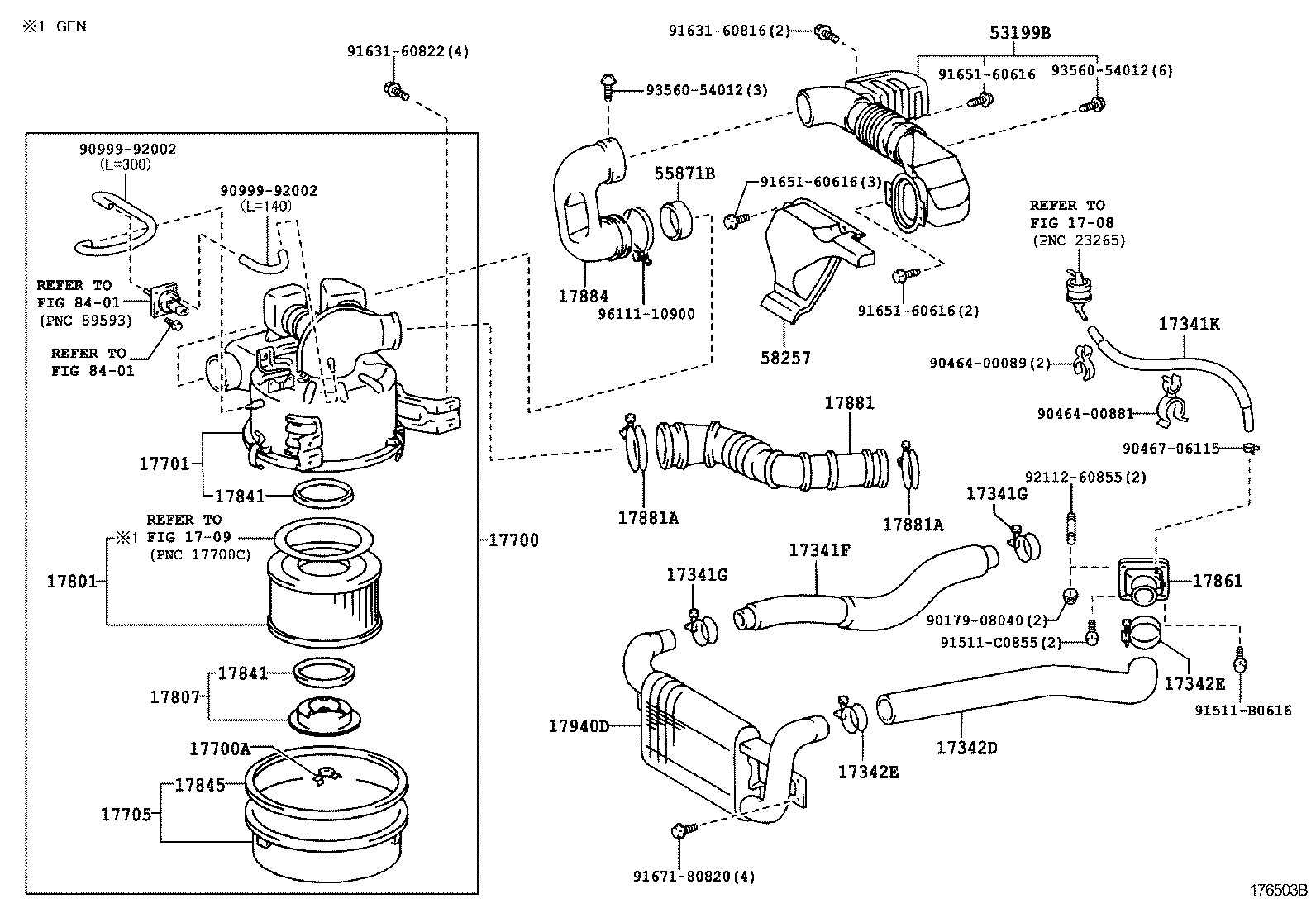 17030-78482 HOSE, AIR, NO.2 product image