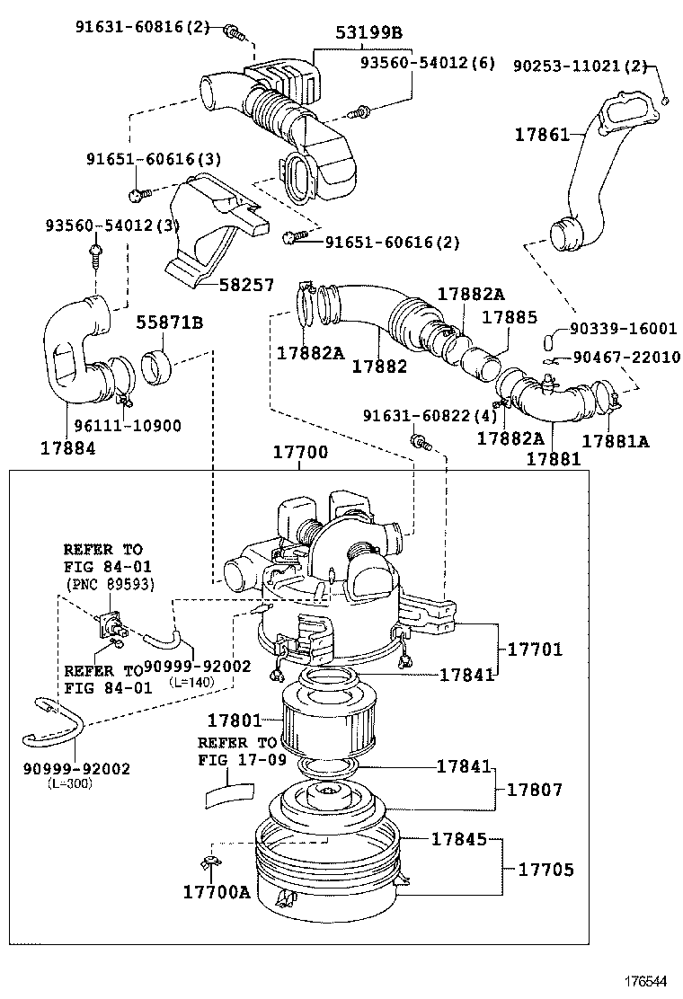 17030-78482 HOSE, AIR, NO.2 product image