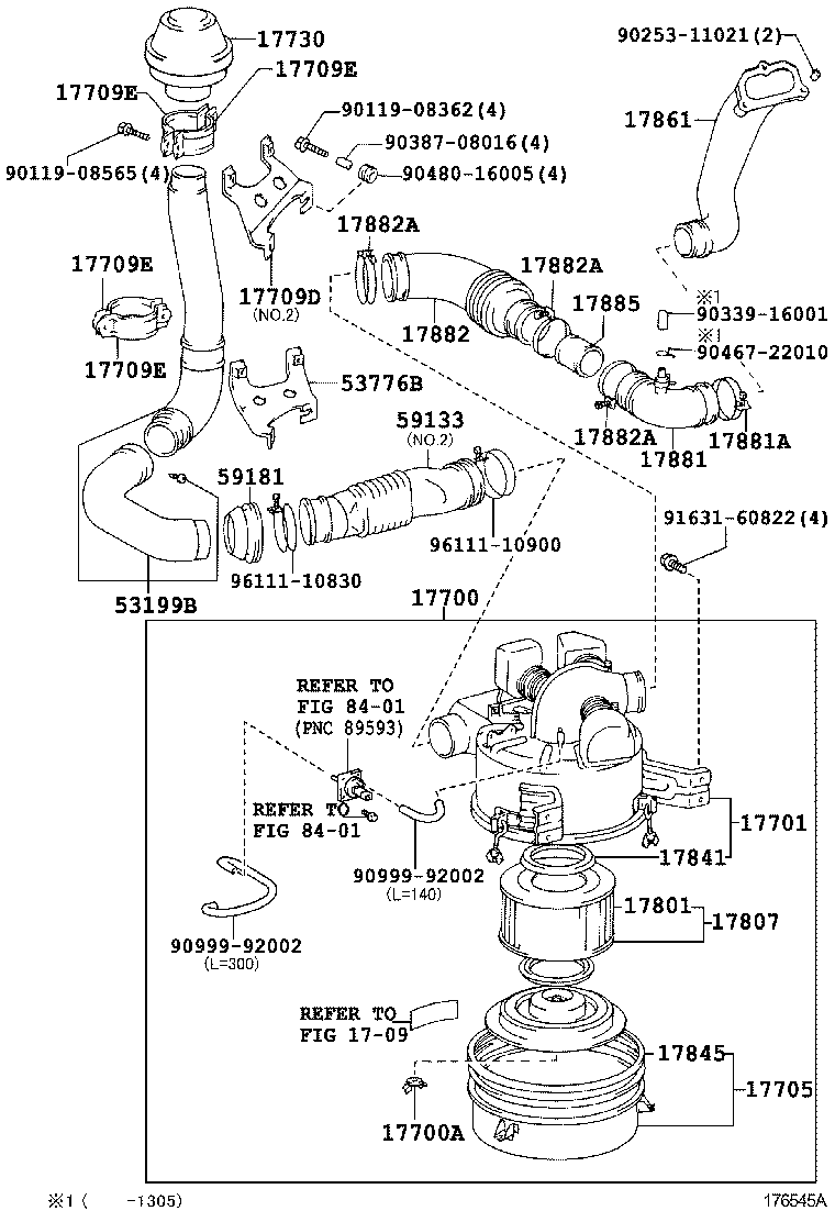 17030-78482 HOSE, AIR, NO.2 product image