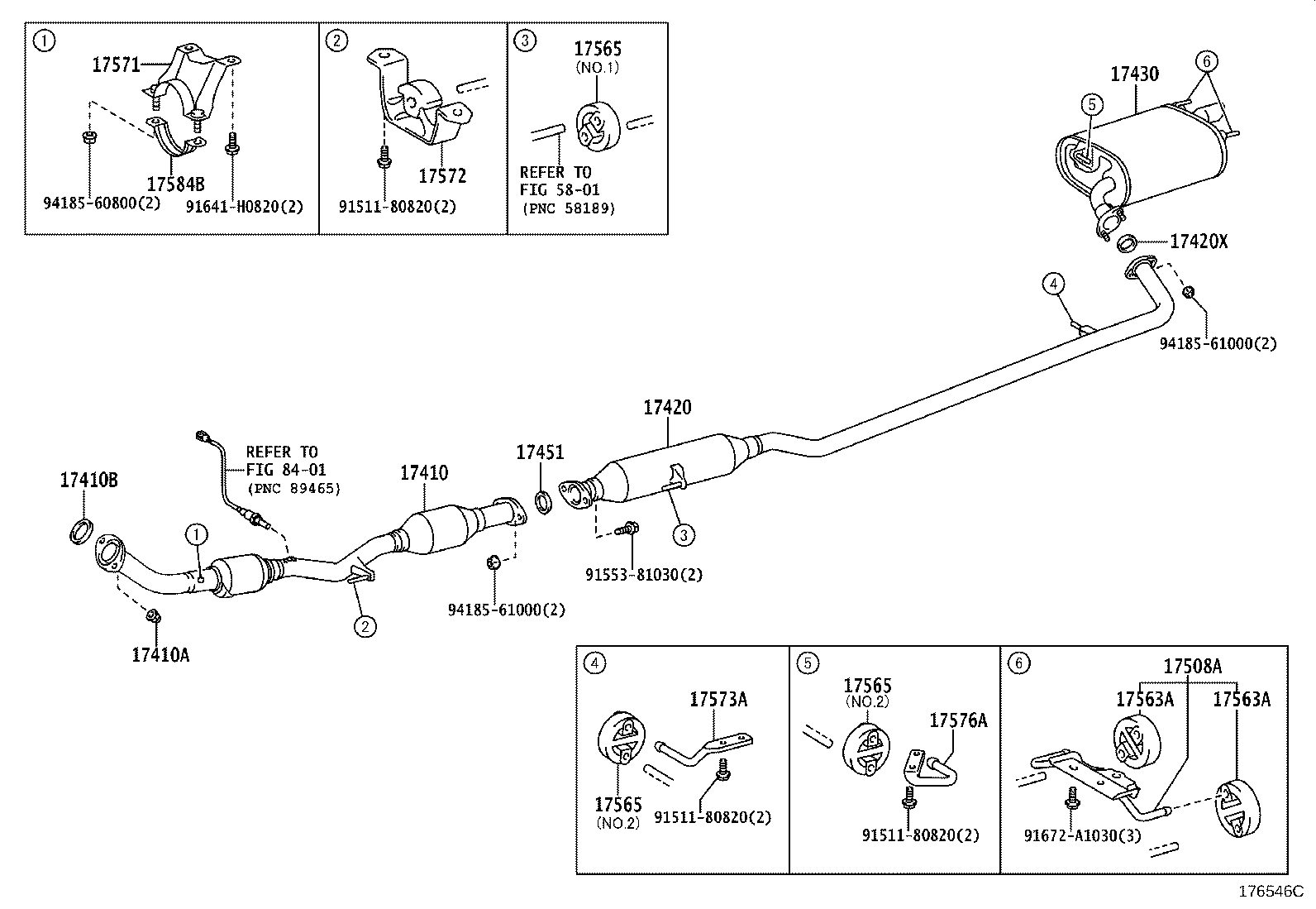 17430-28A50 PIPE ASSY, EXHAUST, TAIL product image