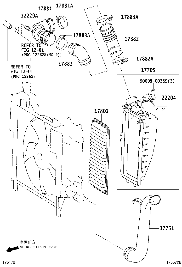17346-47010 HOSE, NO.6 product image