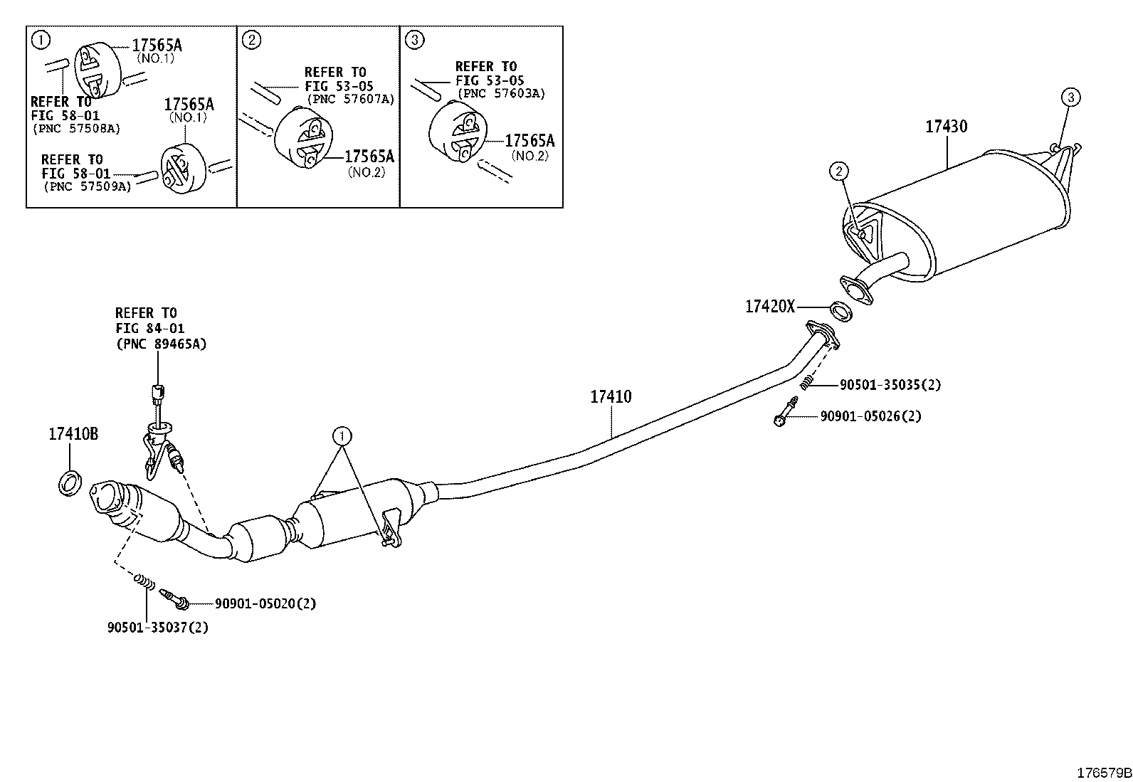 17430-28630 PIPE ASSY, EXHAUST, TAIL product image