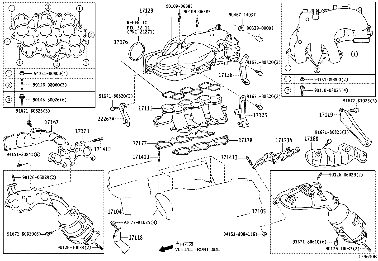 17167-31060 INSULATOR, EXHAUST MANIFOLD HEAT, NO.1 product image