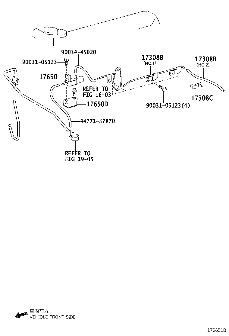 23211-78160 BRACKET, VACUUM SWITCHING VALVE product image