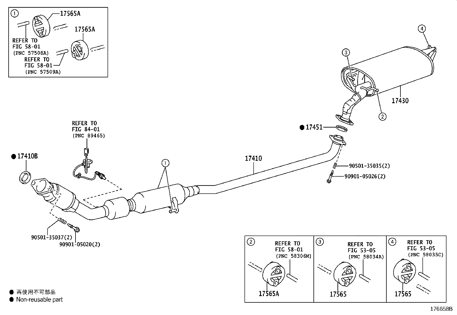 17430-0T120 PIPE ASSY, EXHAUST, TAIL product image