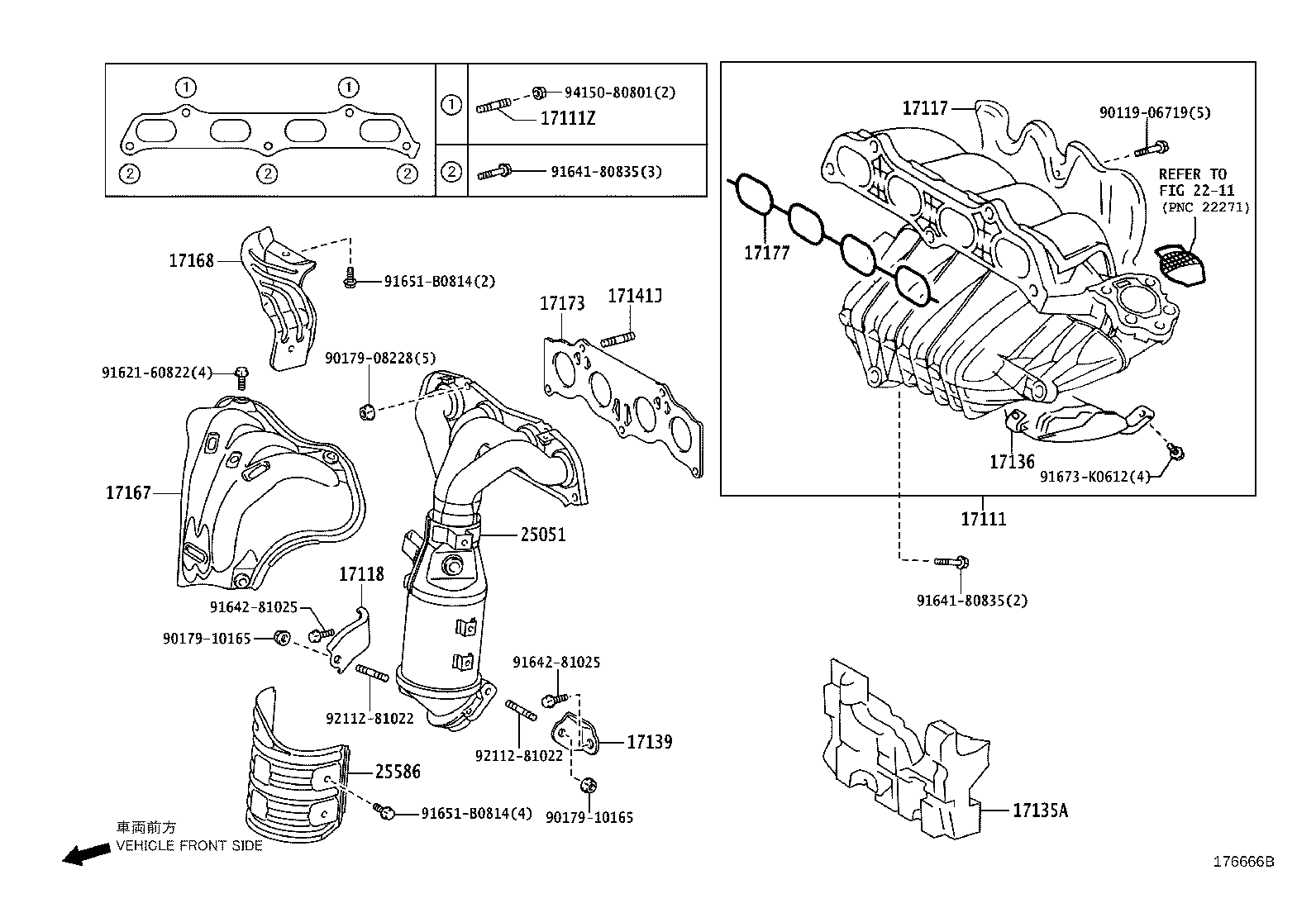 17120-28111 MANIFOLD, INTAKE product image