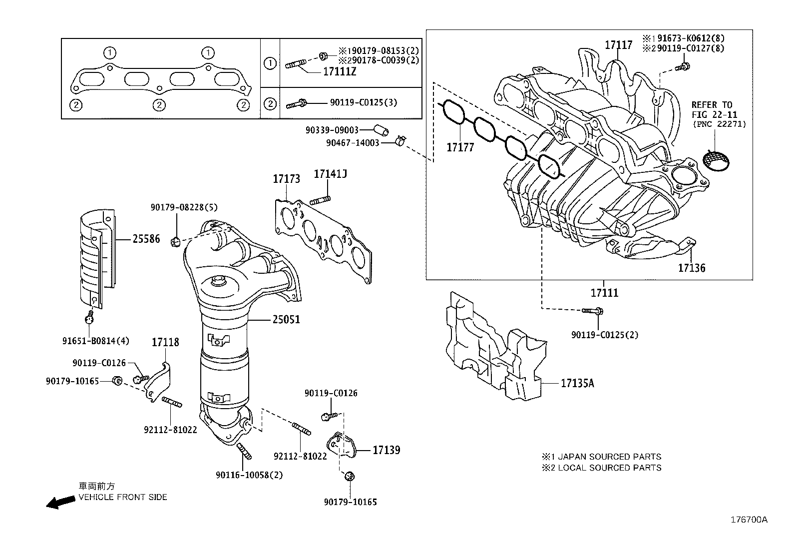 17120-0H070 MANIFOLD, INTAKE product image