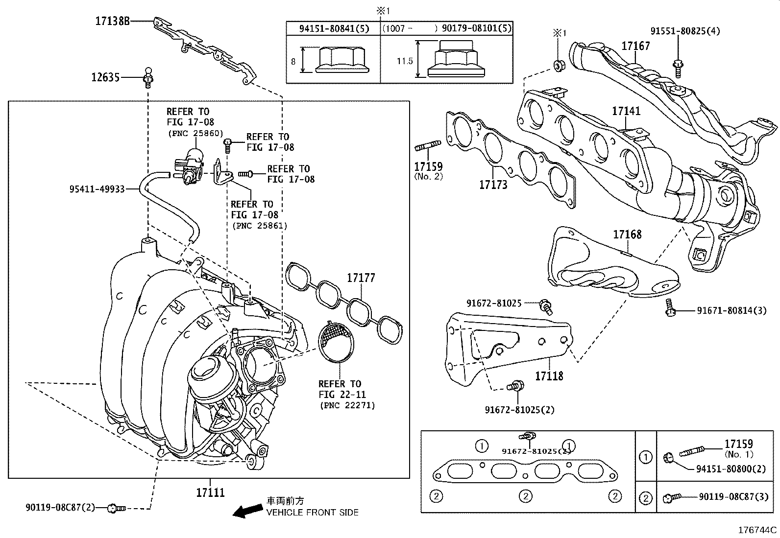 17135-37020 INSULATOR, INTAKE MANIFOLD, NO.1 product image