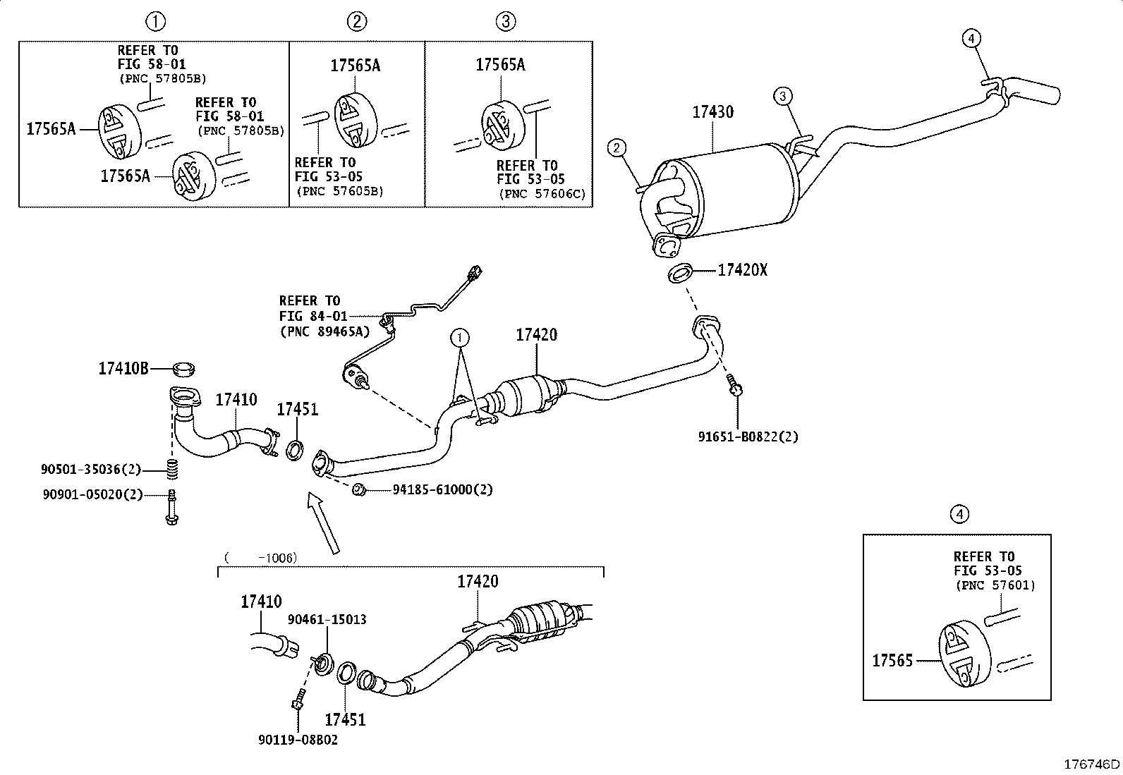 17430-21300 PIPE ASSY, EXHAUST, TAIL product image