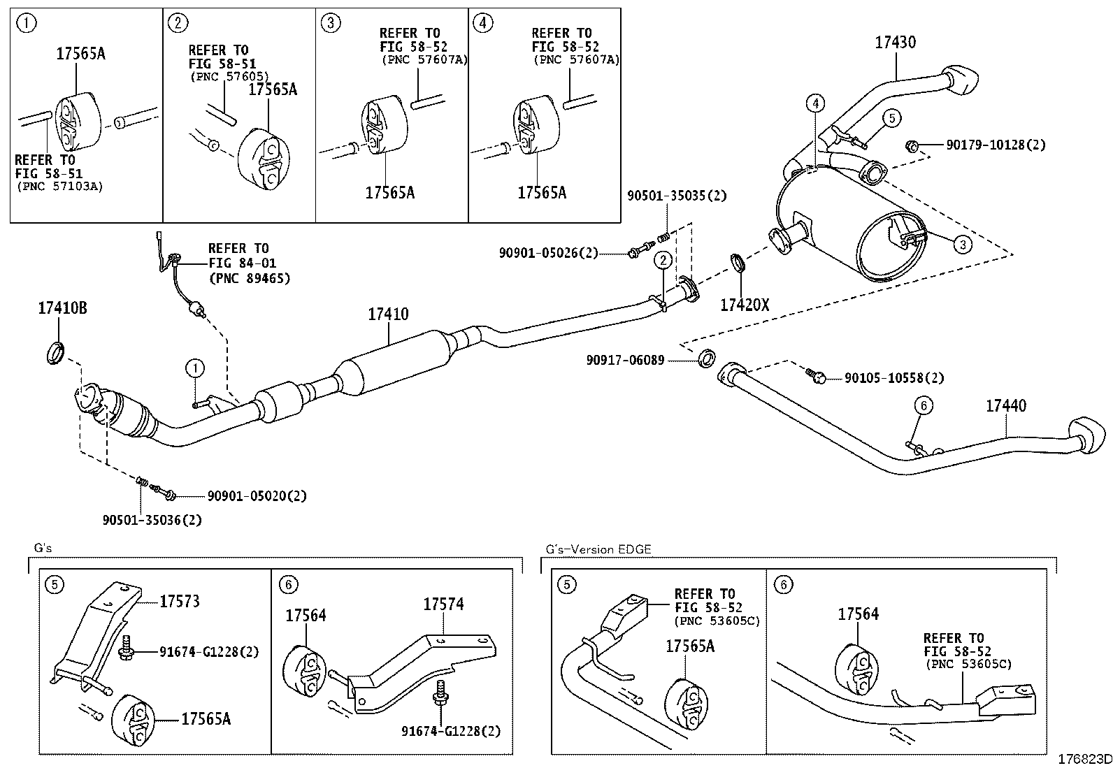 17430-37250 PIPE ASSY, EXHAUST, TAIL product image