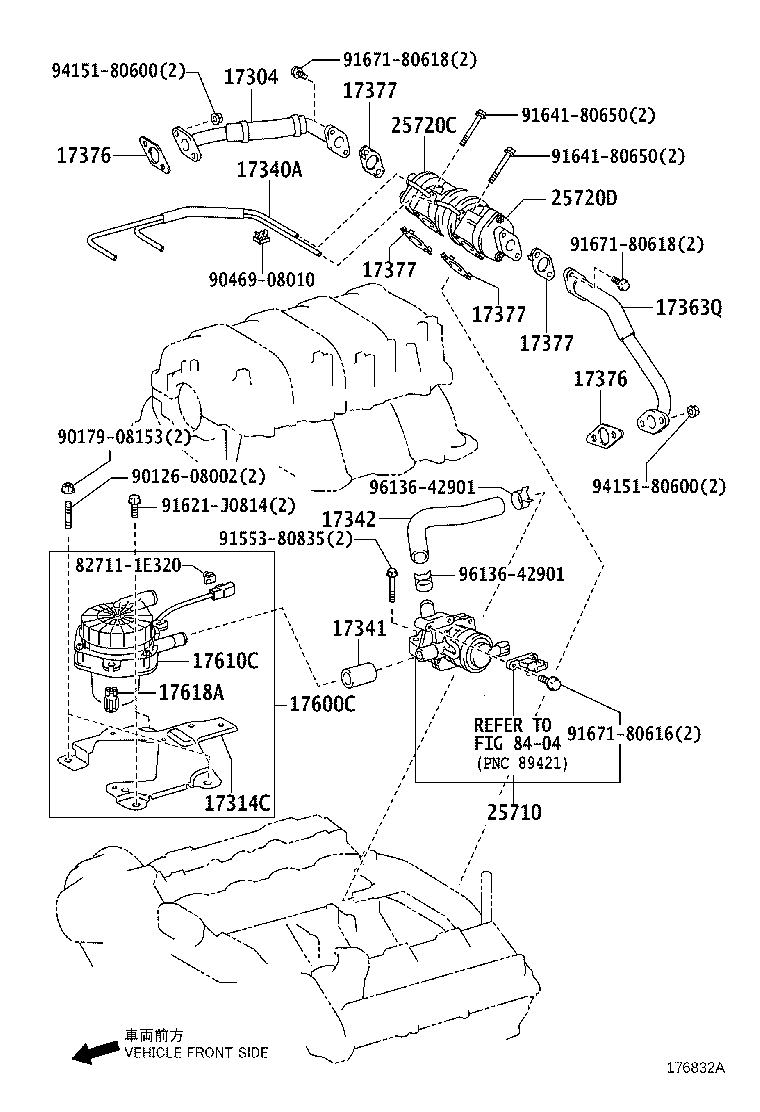 17360-31030 TUBE ASSY, AIR product image