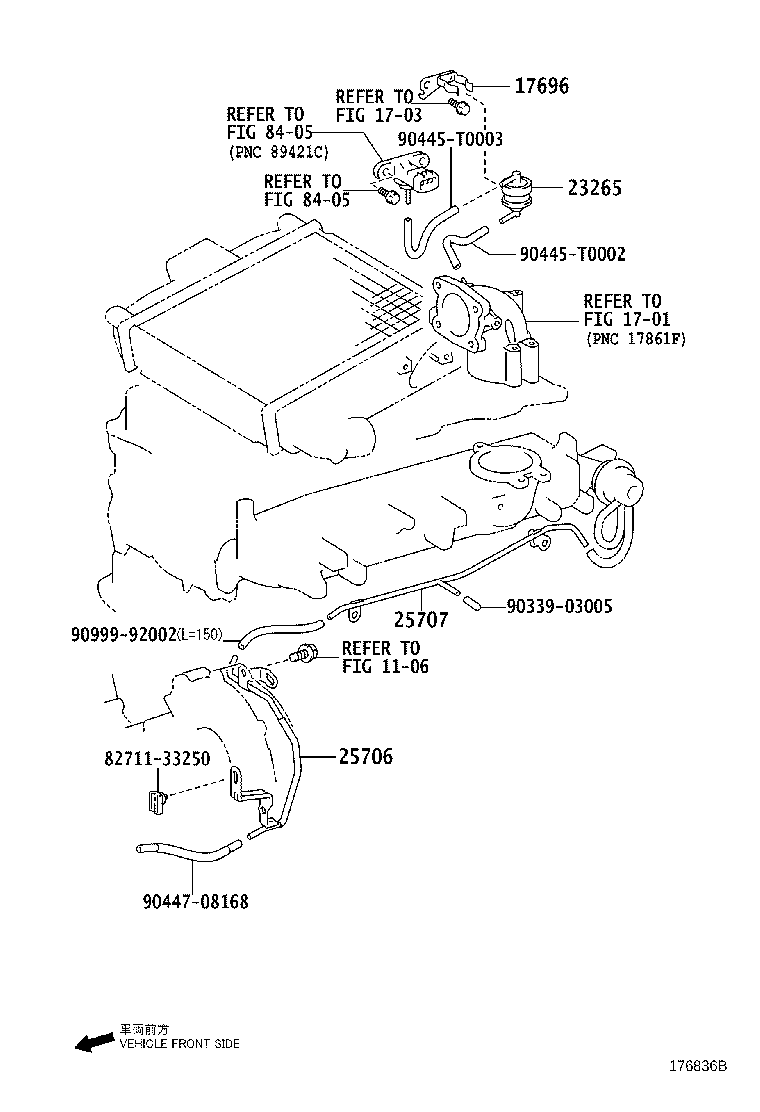 25760-0L010 HOSE ASSY, VACUUM TRANSMITTING product image