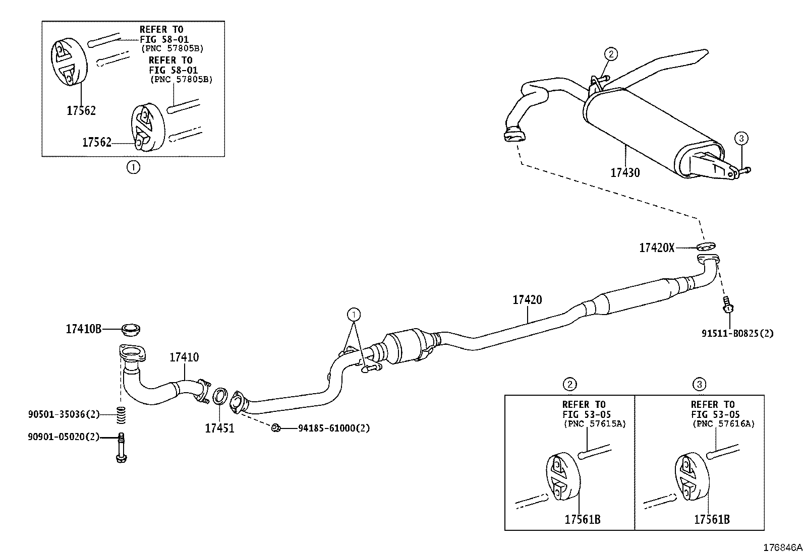 17430-21560 PIPE ASSY, EXHAUST, TAIL product image