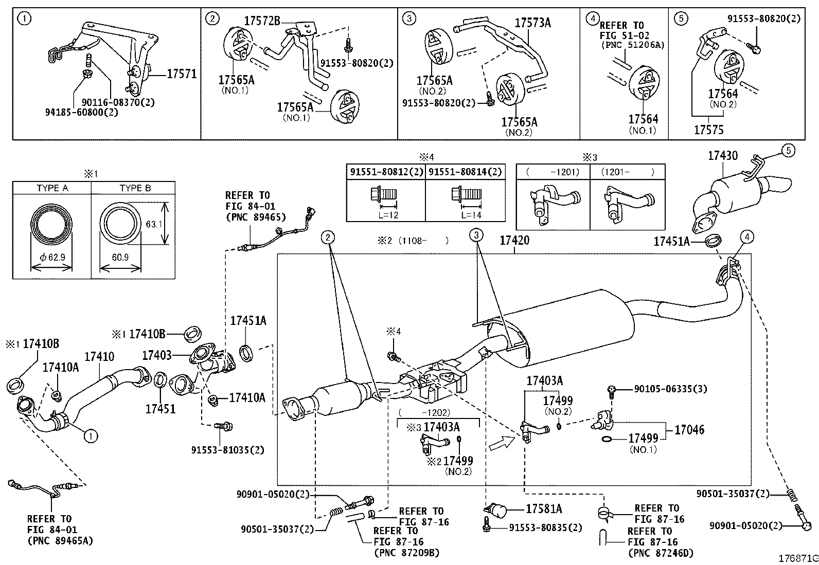 17430-31B90 PIPE ASSY, EXHAUST, TAIL product image