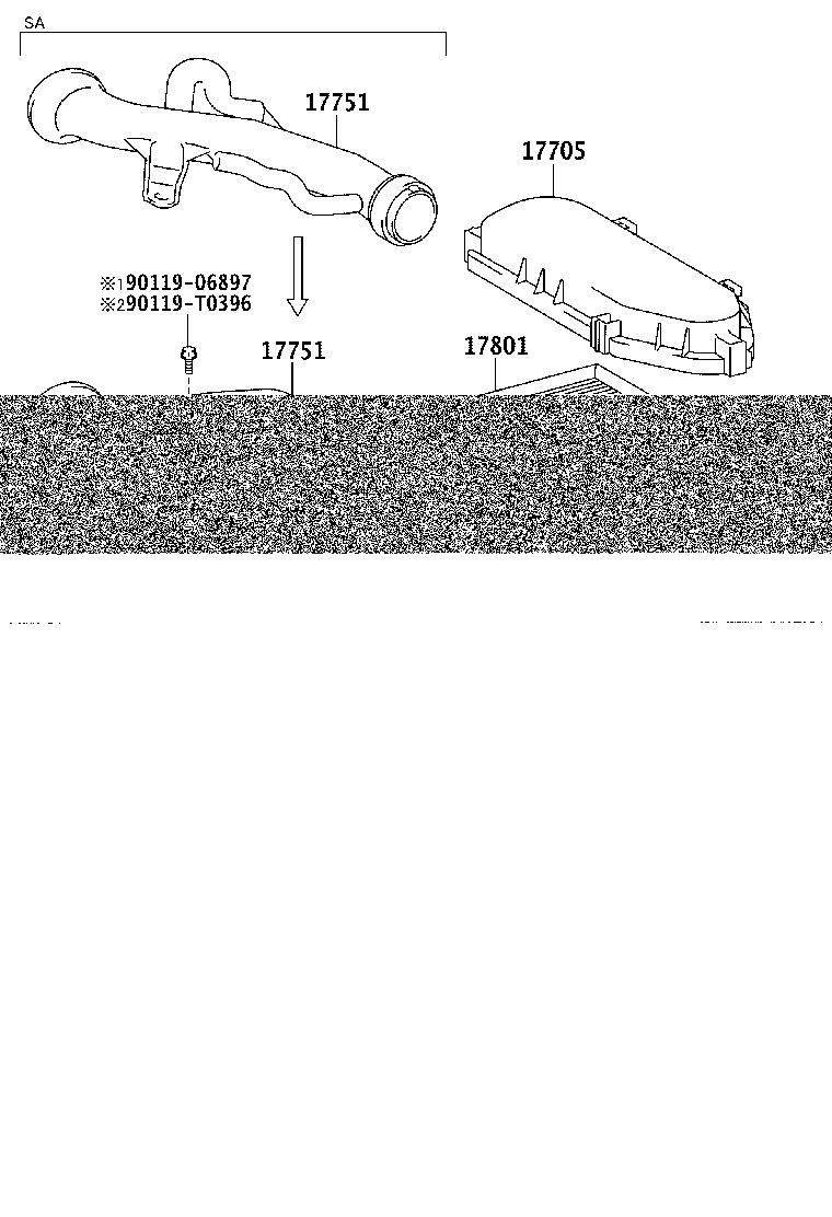 17705-0N080 CAP SUB-ASSY, AIR CLEANER product image