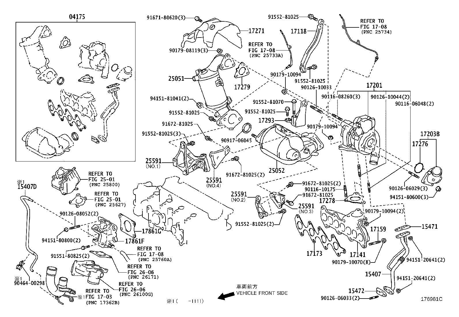 17118-33040 STAY, MANIFOLD product image