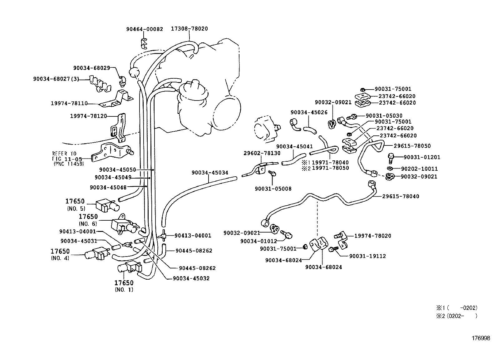 89470-37010 VALVE ASSY, VACUUM SWITCHING product image