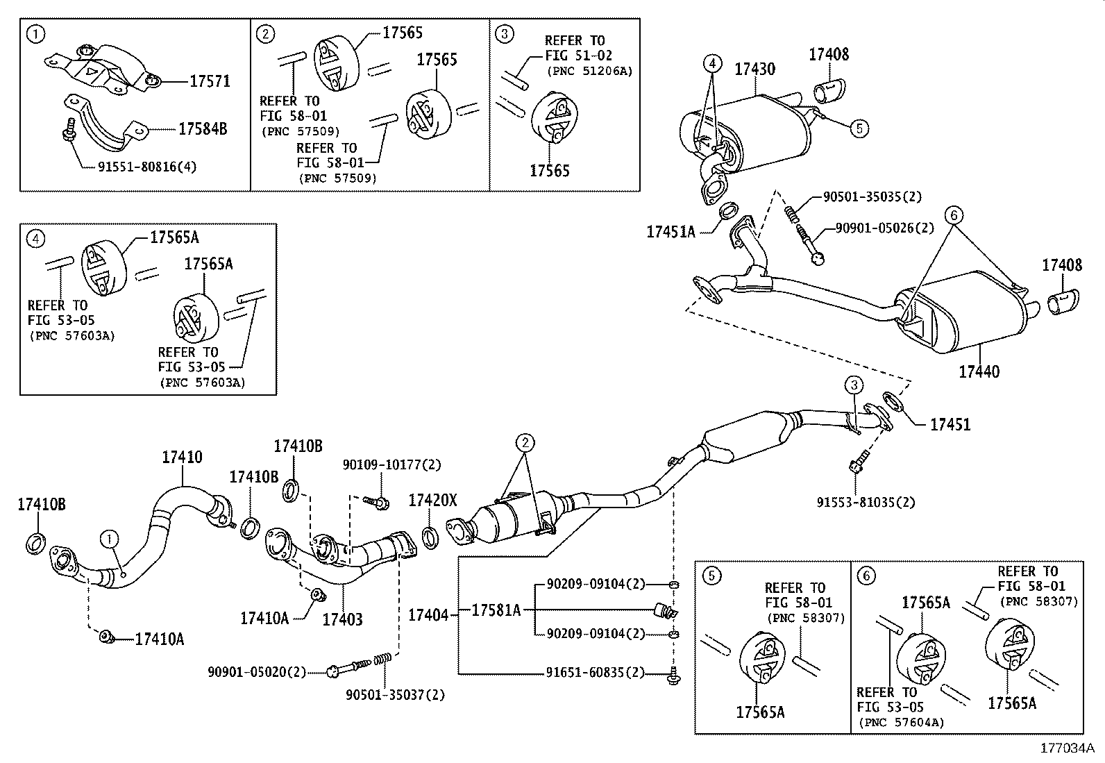 17430-28861 PIPE ASSY, EXHAUST, TAIL product image