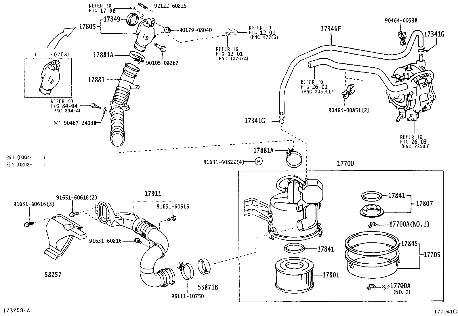 17030-78482 HOSE, AIR, NO.2 product image