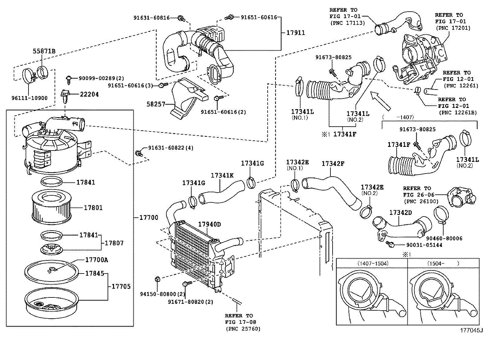 17700-58660 CLEANER ASSY, AIR product image