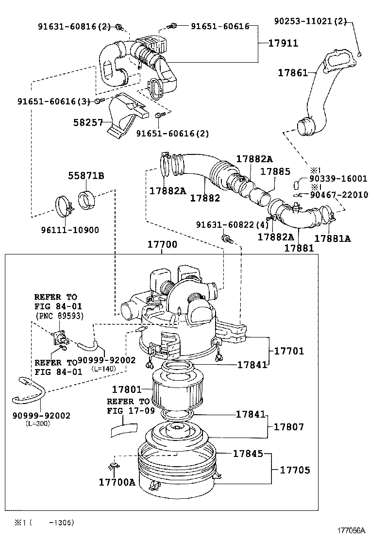 17030-78482 HOSE, AIR, NO.2 product image