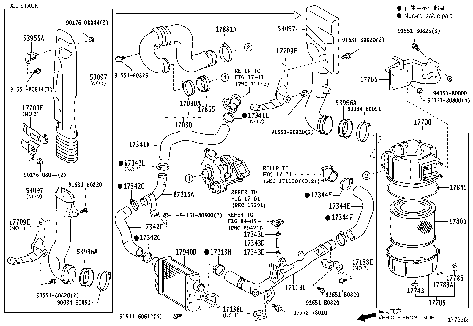 17700-78431 CLEANER ASSY, AIR product image