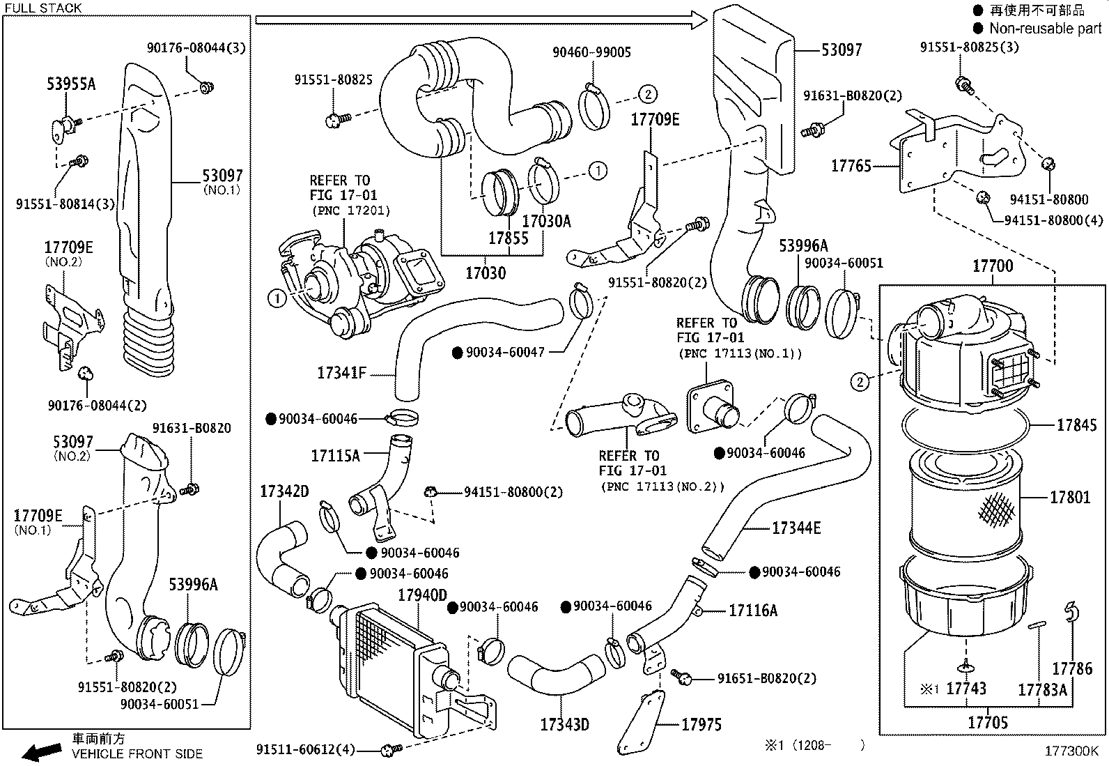 17700-78431 CLEANER ASSY, AIR product image
