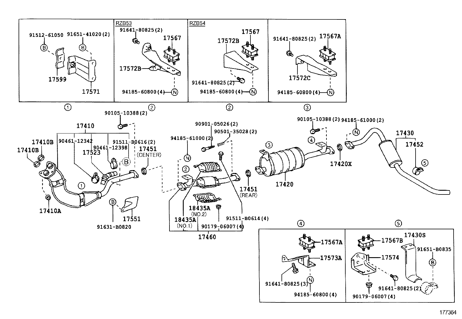 17430-58790 PIPE ASSY, EXHAUST, TAIL product image