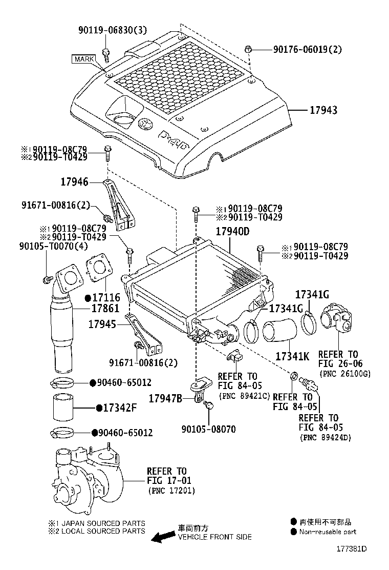 17080-0L210 CLEANER ASSY, AIR W/AIR FLOW METER product image