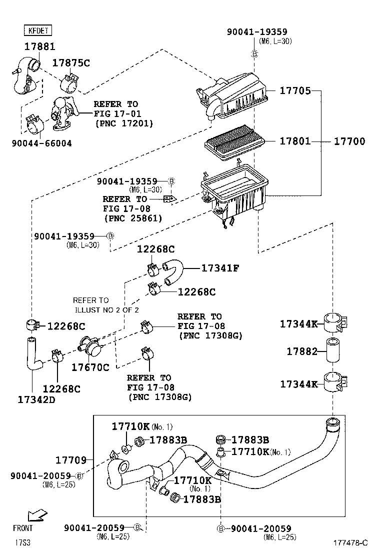 17705-B5090 CAP SUB-ASSY, AIR CLEANER product image