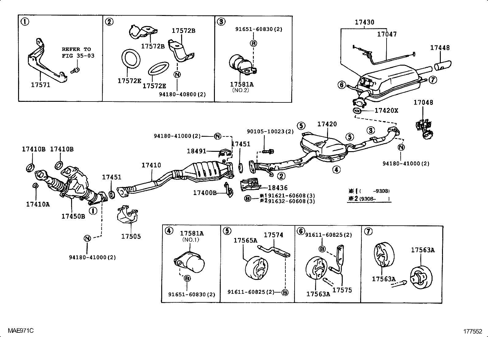 17430-70492 PIPE ASSY, EXHAUST, TAIL product image