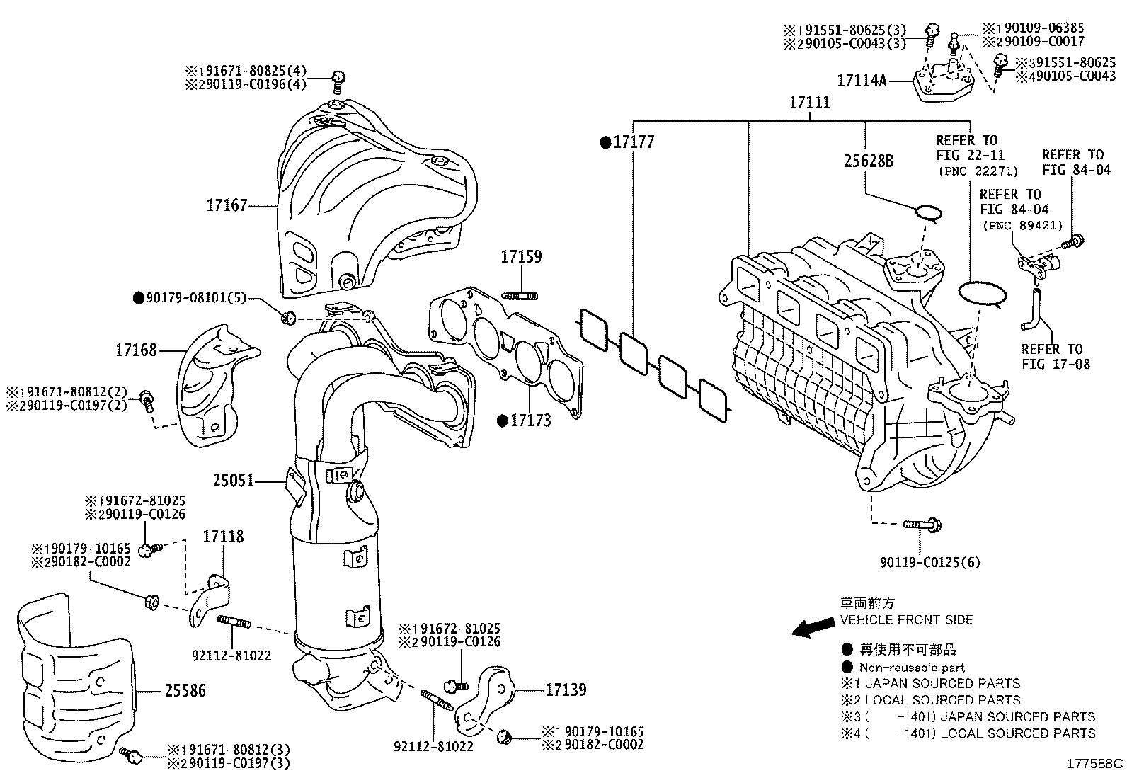 17120-28071 MANIFOLD, INTAKE product image